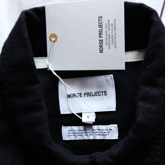 BNWT SS22 NORSE PROJECTS ANTON BRUSHED FLANNEL SHIRT S & M - Picture 11 of 11